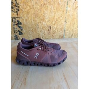 ON CLOUD BURGUNDY WOMENS SHOES SIZE 8